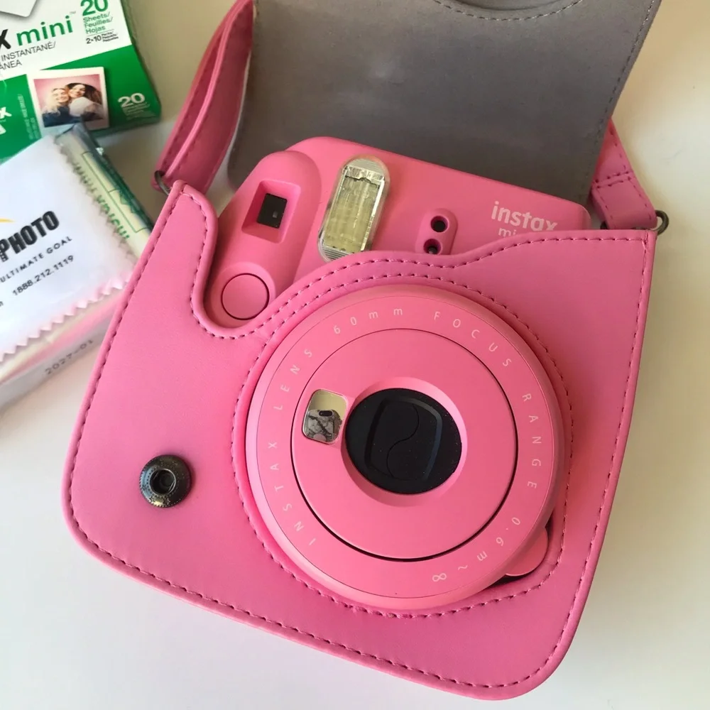 Fujifilm Instax Mini 9 Instant Camera, Flamingo Pink